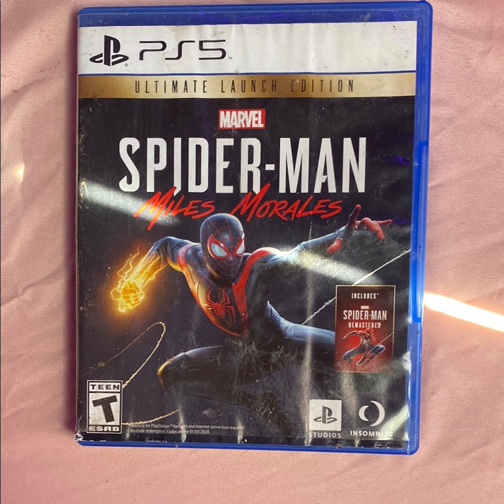 Marvel Blue Spider-Man Miles Morales PS5 Game